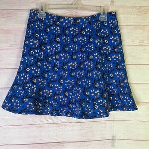 J.Crew Black Label Floral Skirt Size 6‎